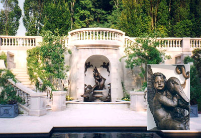 Bronze Fountain Sculpture in Huntsville, AL