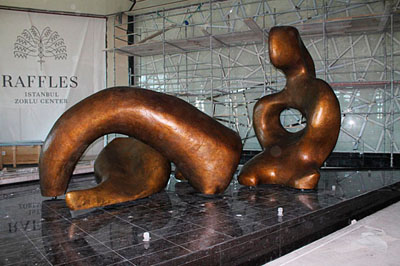 Bronze Sculpture in Istanbul, Turkey